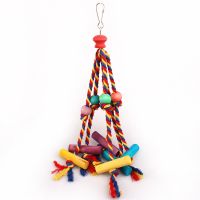 Bird Accessories Wood Chewing Toy Birds Rope Parrot Toys Cage Resistant Small Large Bird Toy Parrots Training Cockatiels