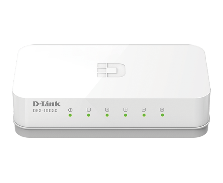 d-link-des-1005c-5-port-10-100mbps-unmanaged-desktop-switch-ของแท้-ประกันศูนย์ไทย-limited-lifetime-warranty