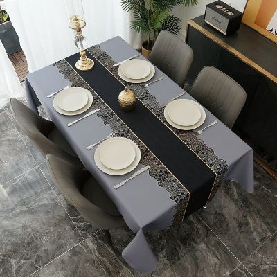 Nordic Simplicity Printing Rectangular Waterproof Tablecloths For Table Party Decoration Dining Tables Cover Manteles