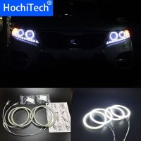 Hochitech ไฟ Led สำหรับ Kia Sorento R 2009 2012 Smd สว่างพิเศษสีขาว2600lm Drl การวิ่งเวลากลางวันชุดแหวนทรงกลด12V