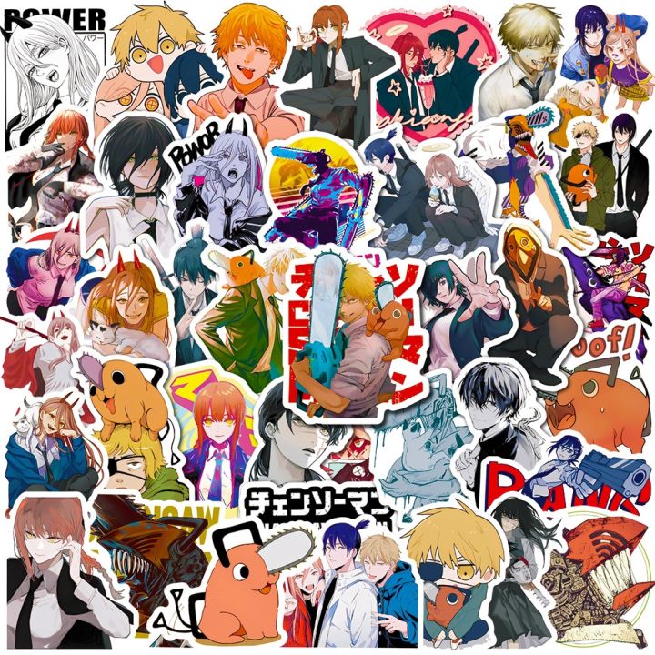 cw-50pcs-anime-man-stickers-laptop-skateboard-luggage-car-sticker-decal-for-kids