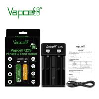 Vapcell Q2s เครื่องชาร์จถ่าน อุปกรณ์ชาร์จ รองรับหลายขนาด ชาร์จพร้อมกันได้ 2 ก้อน