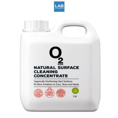 O2 Klean Natural Surface Cleaning Concentrate 1 Litre - ผลิตภัณฑ์ทำความสะอาดพื้นผิวชนิดเข้มข้น จากสารสกัดธรรมชาติ 100%