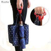 RUOHE 2ชิ้น15กก. มือจับ Tas Carrier แข็งซื้อของร้านขายของชำที่จับที่ใส่กระเป๋าของในครัวเรือนขนส่งกระเป๋าลายสร้างสรรค์