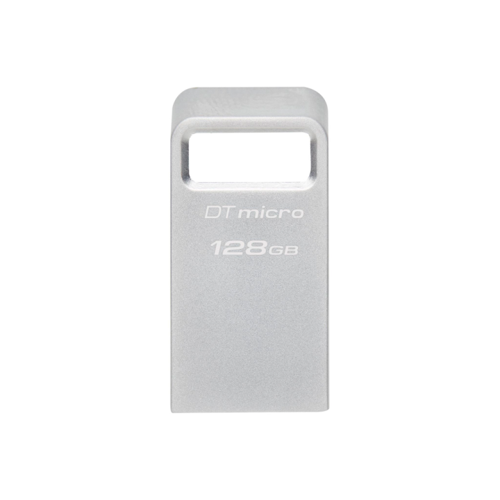 kingston-128gb-datatraveler-micro-200mb-s-usb-3-2-gen-1-สีเงิน-ของแท้-ประกันศูนย์-5-ปี