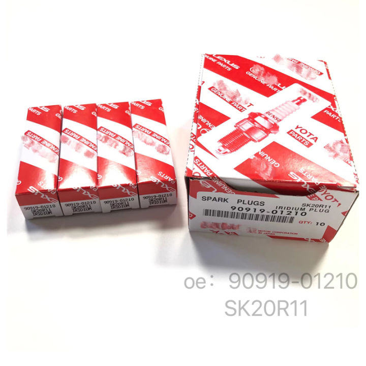 หัวเทียนโตโยต้าของแท้-sk20r11-toyota-denso-iridium-หัวเทียน-โตโยต้า-อัลติส-วีออส-ยารีส-camry-wish-altis-vios-yaris-รหัสแท้-90919-01210