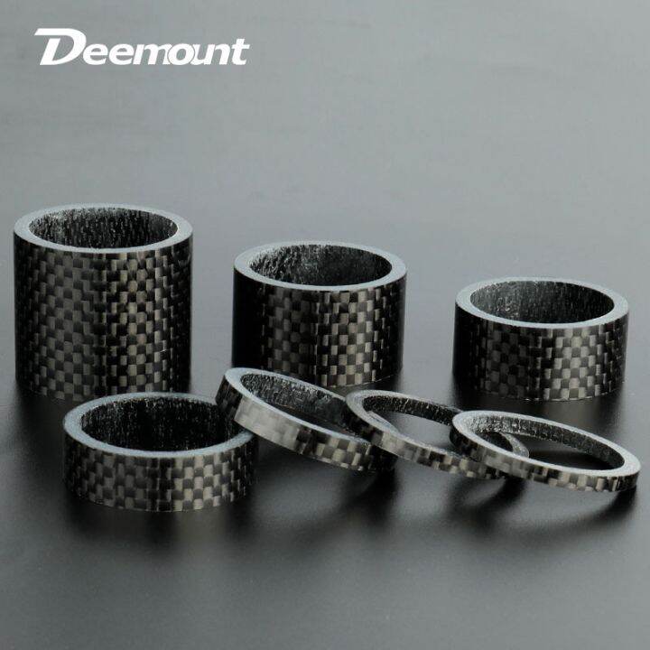 deemount-glossy-bicycle-headset-spacers-fork-stem-carbon-fiber-washers-3-5-10-15-20-30mm-rings-for-28-6mm-1-1-8-quot-post