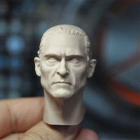 Unpainted 16 Scale Bald Joaquin Phoenix Joker Head Sculpt สำหรับ12 Action Figure ตุ๊กตาภาพวาดการออกกำลังกาย No.518