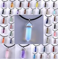 【YF】✔❆  Stone Necklace Hexagonal Column Pendant Pendants Man