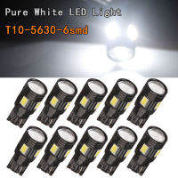 T10สีขาว10x หลอดไฟมาร์กเกอร์ด้านความกว้างของเครื่องฉายกำลังไฟสูง5630 6LED