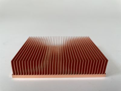 DIY Skiving Fin Copper Heatsink 70x50x15mm Cooling Cooler For Electronic 3D UAV CHIP LED radiator