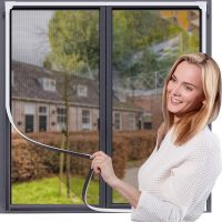 【CW】 Anti Insect Window Mesh Adjustable Net Protectors Bug Curtain Fly