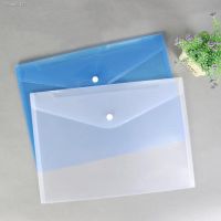 ✤✉ A4 File Bag Plastic Envelope Transparent Document Waterproof Folder With Snap Closure School Test Paper PackagingOffice Supplies