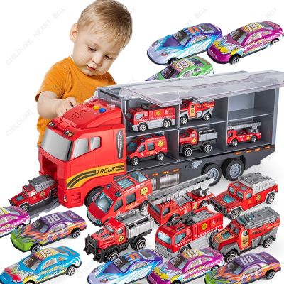 ✚✑☬ jiozpdn055186 Construção Brinquedos para Crianças Veículo de Engenharia Carro Set Escavadeira Dump Trator Bulldozer Presentes Meninos