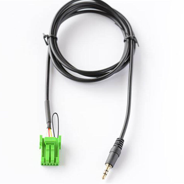 6pin-green-connector-stereo-3-5mm-jack-audio-aux-in-mp3-cable-wire-for-honda-jazz-fit-2002-2006