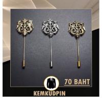 เข็มกลัดติดเสื้อ พินติดสูท Lapel pin ลายสิงโตคู่