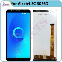 หน้าจอแอลซีดีสำหรับ A Lca 3C 5026D 5026 OT5026จอแสดงผล LCD ที่มีหน้าจอสัมผัส Digitizer สมัชชาชิ้นส่วนศัพท์เปลี่ยนทดสอบด้านบน