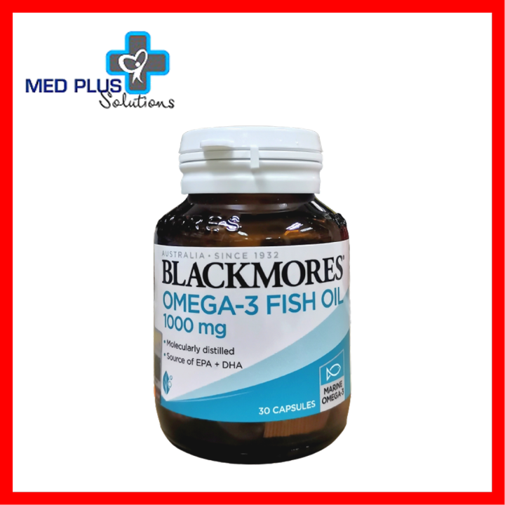 Blackmores Omega3 Fish Oil 1000mg 30's (EXP 09/2023) Lazada