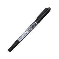 ปากกามาร์กเกอร์สองด้านสีดำละเอียดพิเศษปากกาปลายเล็กปากกาสายเบ็ดน้ำ