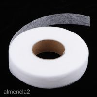 90 Yards Double-sided Textile Adhesive Tape, Fabric Fixing Tape Adhesive Hem Band Iron-on Tape, White