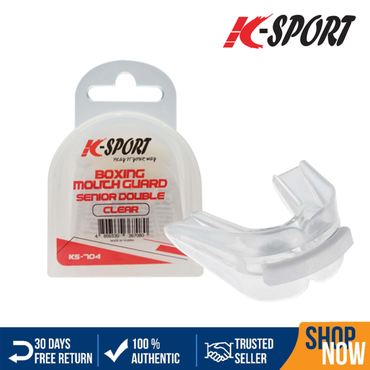 KSport Boxing Mouthguard Senior Double Clear x 1 pc Lazada PH