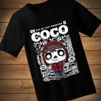 #036 เสื้อยืดลายการ์ตูน COCO เสื้อยืดสีดำ เสื้อใส่เล่น เสื้อยืด เสื้อคอกลม ใส่สบาย เสื้อสกรีน เสื้อสั่งทำ เสื้อยืดแขนสั้น เสื้อเท่