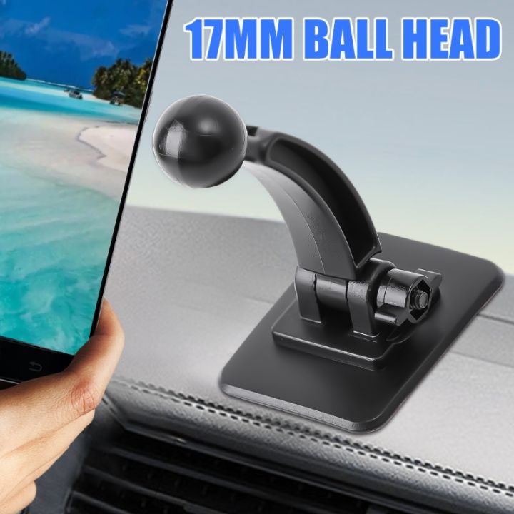 universal-car-phone-holder-17mm-ball-head-base-180-degree-rotation-dashboard-mount-bracket-for-iphone14-13-xiaomi-samsung