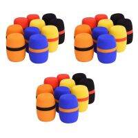 30Pcs Headset Windscreen Thickened KTV Handheld Dust Proof Soft Sponge Microphone Cover Replacement Accessories