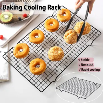 Large Metal Rectangle Non-Stick Cake Bread Wire Cooling Rack Baking Rack  Drying Rack for Kitchen - China Cooling Racks for Baking and 3 Tier Cooling  Rack price