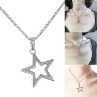 blg Five-pointed Star Aesthetic Necklace Fashion Simple Clavicle Chain Women Girls Wedding Jewelry Party Birthday 【JULY】