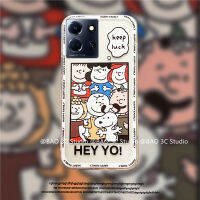 เคสโทรศัพท์ Phone Case Infinix Zero 30 Hot 30 5G GT 10 Pro เคสโทรศัพท การ์ตูน Snoopy ใหม่เคสน่ารักครอบครัวแบบสนูปี้ใสบางเฉียบกันตก2023เคสอ่อนแฟชั่น