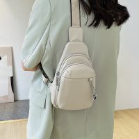 Winter Simple Small Bag Womens New Fashion Wide Shoulder Strap Womens Bag Casual Shoulder Bag Versatile Messenger Chest Bag 【QYUE】