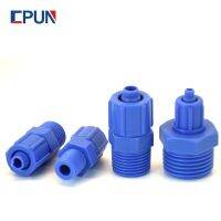 Quick Tightening Plastic Connector Corrosion Protection Blue Trachea Thread Straight Through PC8-02 Pneumatic Fast Fittings