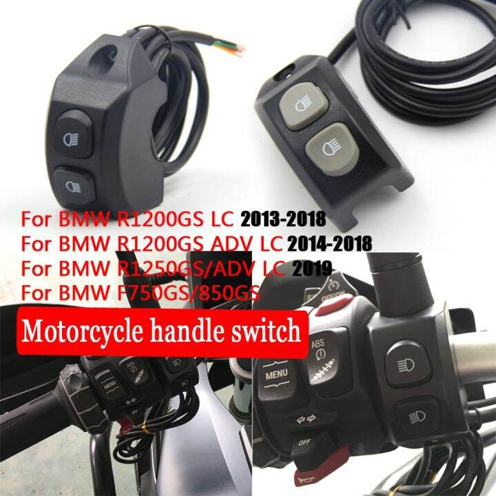 สำหรับ-bmw-r1200gs-r1250gs-f850gs-f750gs-adv-การผจญภัย-lc-จับ-led-ไฟตัดหมอกลากสายไฟสวิทช์ปุ่มควบคุมสมาร์ทรีเลย์