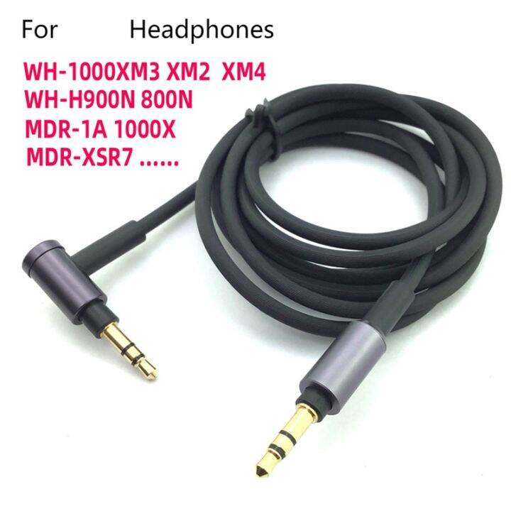 for-sony-wh-1000-xm2-xm3-xm4-h900n-h800-headphone-3-5mm-audio-cable-1-5m-4-9ft-long