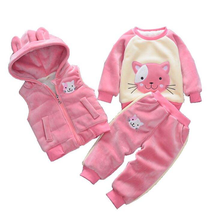 cod-2022-new-baby-clothing-set-0-3-boys-thickened-sweatshirt-three-piece-female-cotton-1-4-years-old