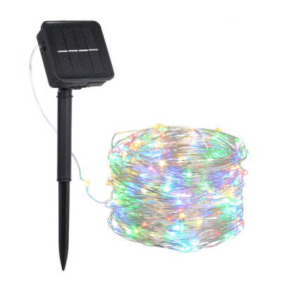 100200300 LED Solar Light Outdoor Lamp String Lights For Holiday Christmas Party Waterproof Fairy Lights Garden Garland