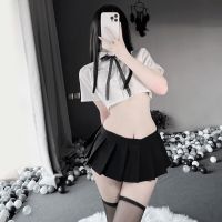 Korean Japanese Student Uniform Cosplay Women Erotic Costume Babydoll Role Play Sexy Lingerie Costumes Short Tops Skirt