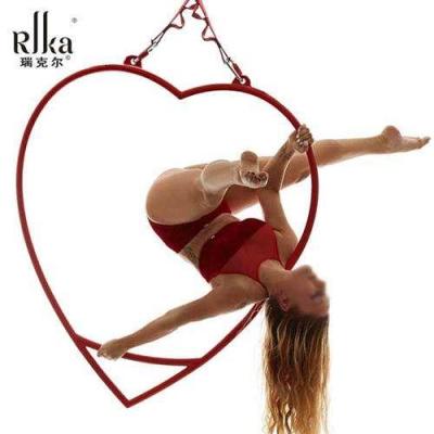 ▧ steel aerial yoga ring dance rotating gymnastics fitness pole single ear commercial performance bar