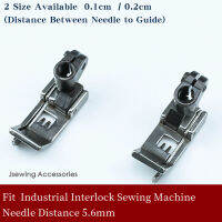 2200L ขวาและซ้าย Guideing Presser Foot Fit ส่วนใหญ่ Coverstich (Interlock) จักรเย็บผ้าระยะทางเข็ม5.6มม.