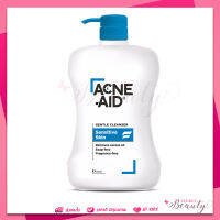 Acne-aid  gentle cleanser 900 ml.สีฟ้า แอคเน่เอด ทำความสะอาดผิวหน้า สูตรอ่อนโยน ผิวแห้ง แพ้ง่าย