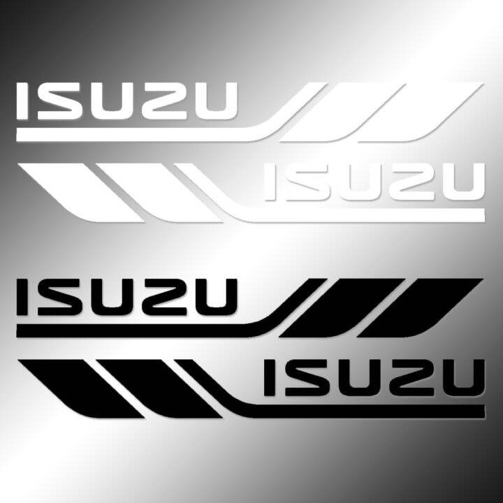 Stickers 2x Isuzu Racing Decals Stripes Vinyl Weather Proof♭ Lazada Ph