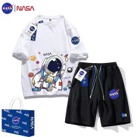 【July hot】 NASA NTYB joint fashion short-sleeved boys summer suit jacket casual personality outfit