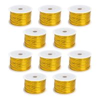 100 Yards/91 Gold Metal Tie Wire Iron Wire Ties Gardening Cake Room Packaging Ties Wrapping Gifts for Halloween Party