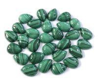 Natural Malachite 10x14mm Tear Drop Gemstone 10pcsLot Wholesale Pear Shape Loose beads For Jewelry Accessories