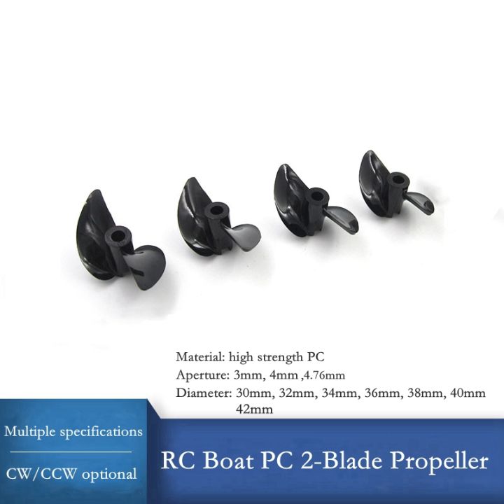 RC Boat 2Blade Propeller PC 3042mm CW/CCW Prop Highstrength