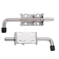 【LZ】 304 Stainless Steel 6.5inch Spring Pin Latch Lock Assembly for Doors Cabinets and Utility Trailer Gate - Heavy Duty