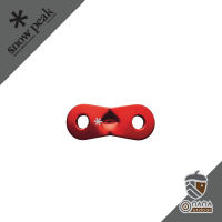 Snow peak Red Aluminum Rope Tensioner