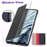 Smart View Flip Case For Huawei P30 P20 Mate 20 30 Pro P10 Plus Honor 8X 10 Lite 20 Pro Nova 3 P Smart Y6 Y7 2018 Leather Cover