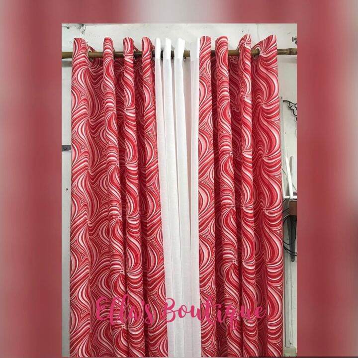 3 in 1 Set Ring Curtain Lazada PH